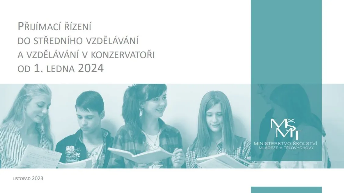 Seminář MŠMT ke změnám v&nbsp;přijímacím řízení ve středních školách od 1.&nbsp;ledna 2024