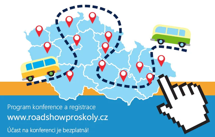 Roadshow pro školy začíná 30. 9.&nbsp;v&nbsp;Pardubicích