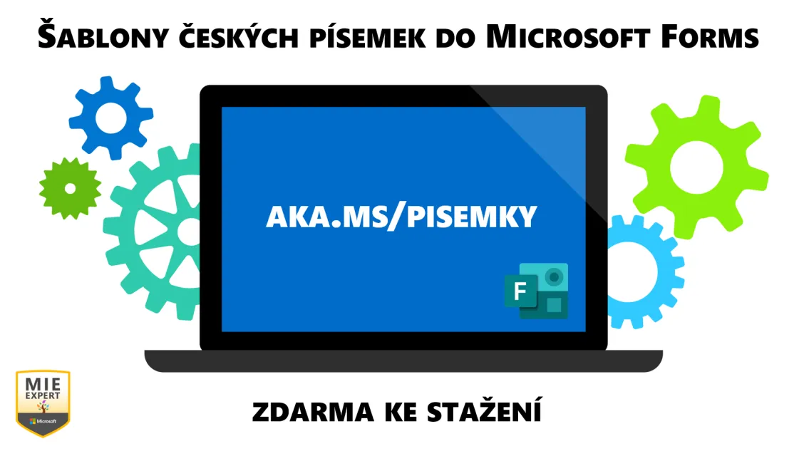 Šablony českých písemek pro MICROSOFT FORMS – ZDARMA ke stažení