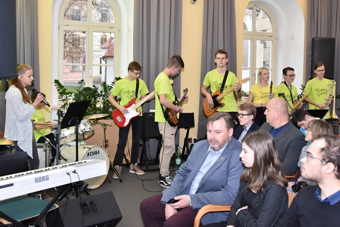 Předání cen Mladý talent Pardubického kraje 2019