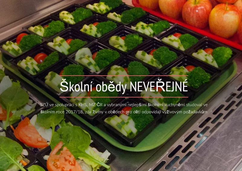 Výsleky celostátní studie o&nbsp;školním stravování