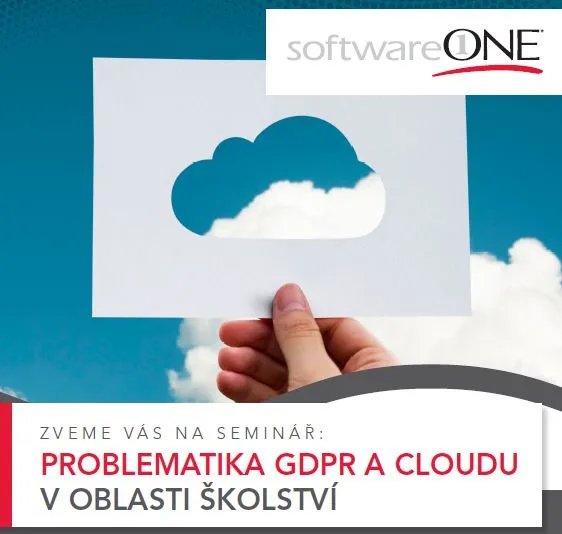 Pozvánka na seminář Problematika GDPR a&nbsp;cloudu v&nbsp;oblasti školství