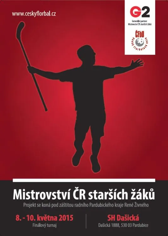 Pardubice hostí Mistrovství ČR starších žáků ve florbalu