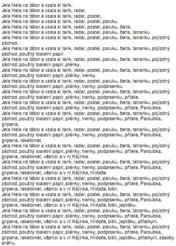 Kopírujeme text
