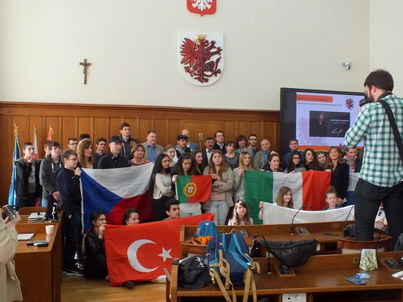 Mezinárodní projektové setkání šesti evropských škol v&nbsp;polském městě Dobrzejewice