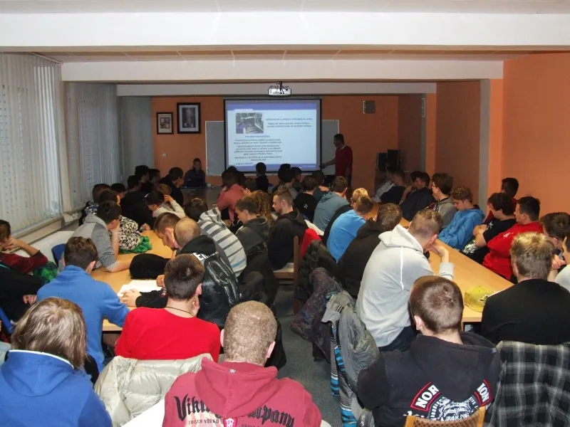 Přednáška firmy FOXCONN na SPŠ Chrudim