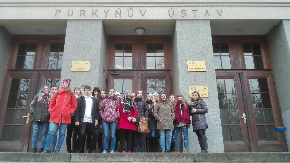 Gymnázium Česká Třebová – Návštěva Purkyňova ústavu
