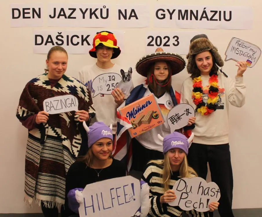 Den cizích jazyků na pardubickém gymnáziu Dašická 1083