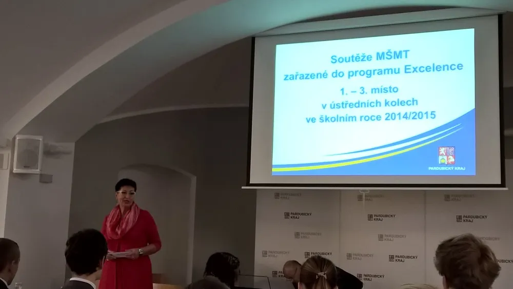 Studentka Gymnázia Vysoké Mýto držitelkou ceny Mladý talent 2015