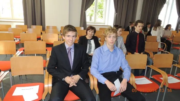 Úspěch vysokomýtských gymnazistů v&nbsp;soutěži Mladý talent 2014