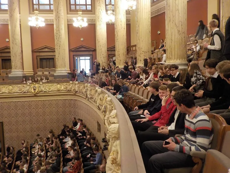 Moravskotřebovští gymnazisté v&nbsp;Rudolfinu