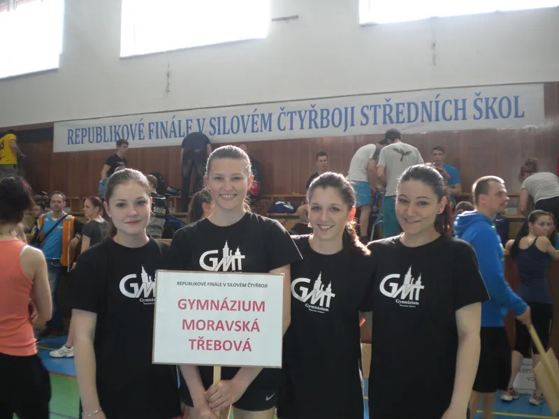 Gymnázium Moravská Třebová reprezentovalo Pardubický kraj na republikovém finále v&nbsp;silovém čtyřboji
