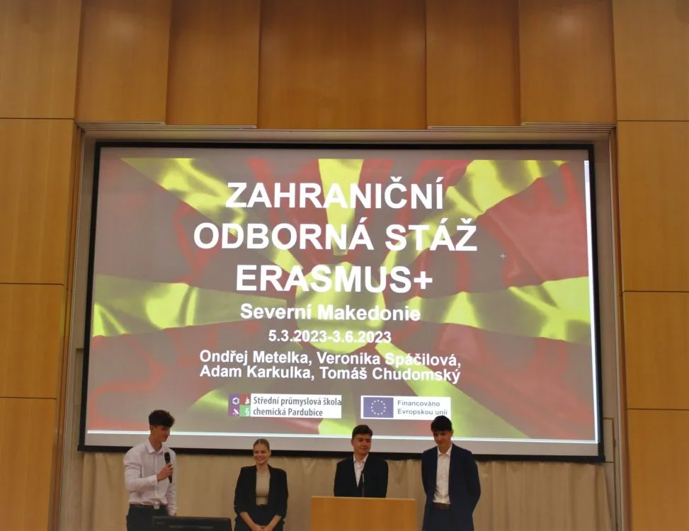 Prezentace odborných stáží projektu Erasmus+