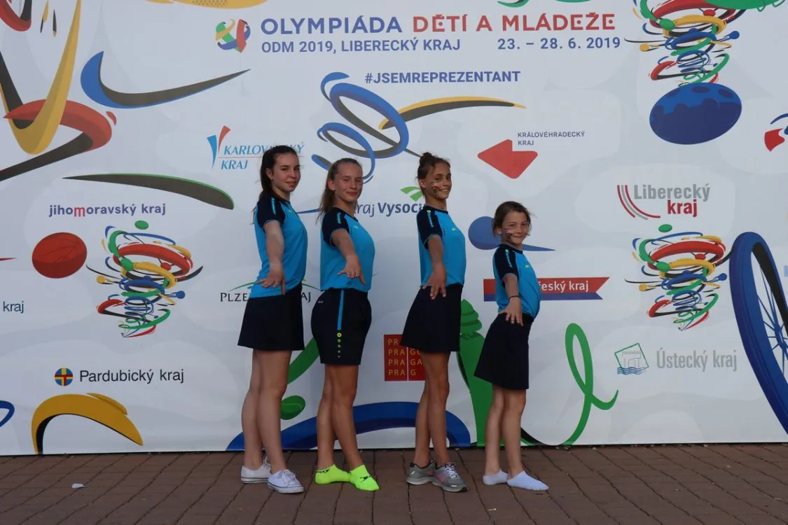 Gymnastky Pardubického kraje sahaly po pódiovém umístění