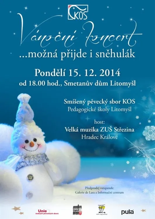 Vánoční koncert sboru KOS