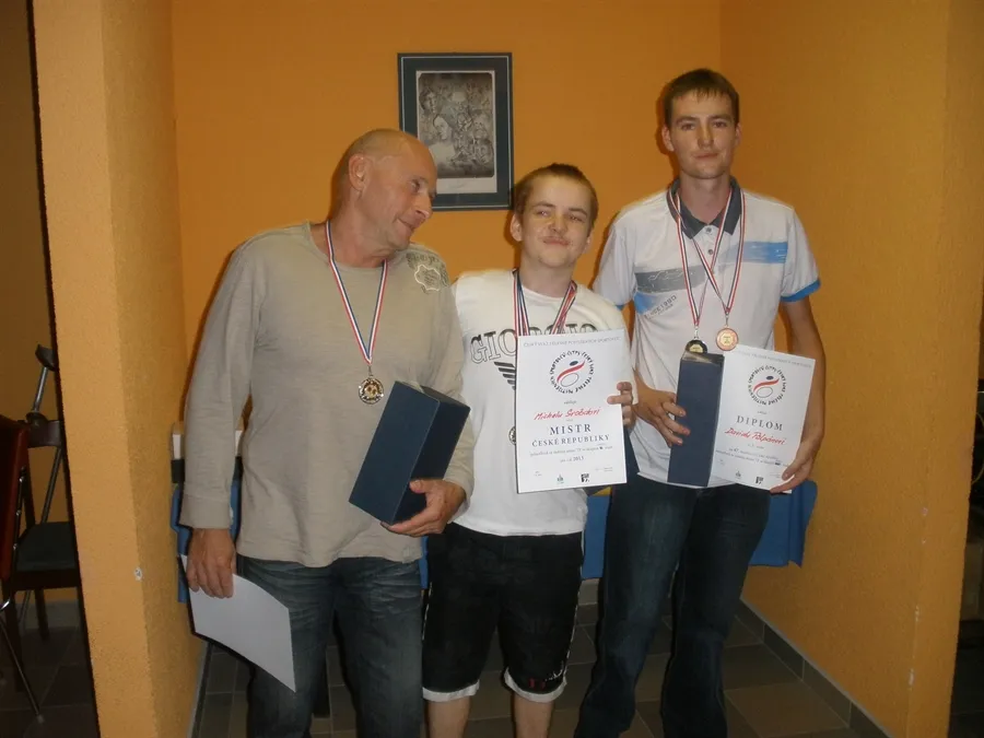 Student OA Chrudim druhý na MČR ve stolním tenise
