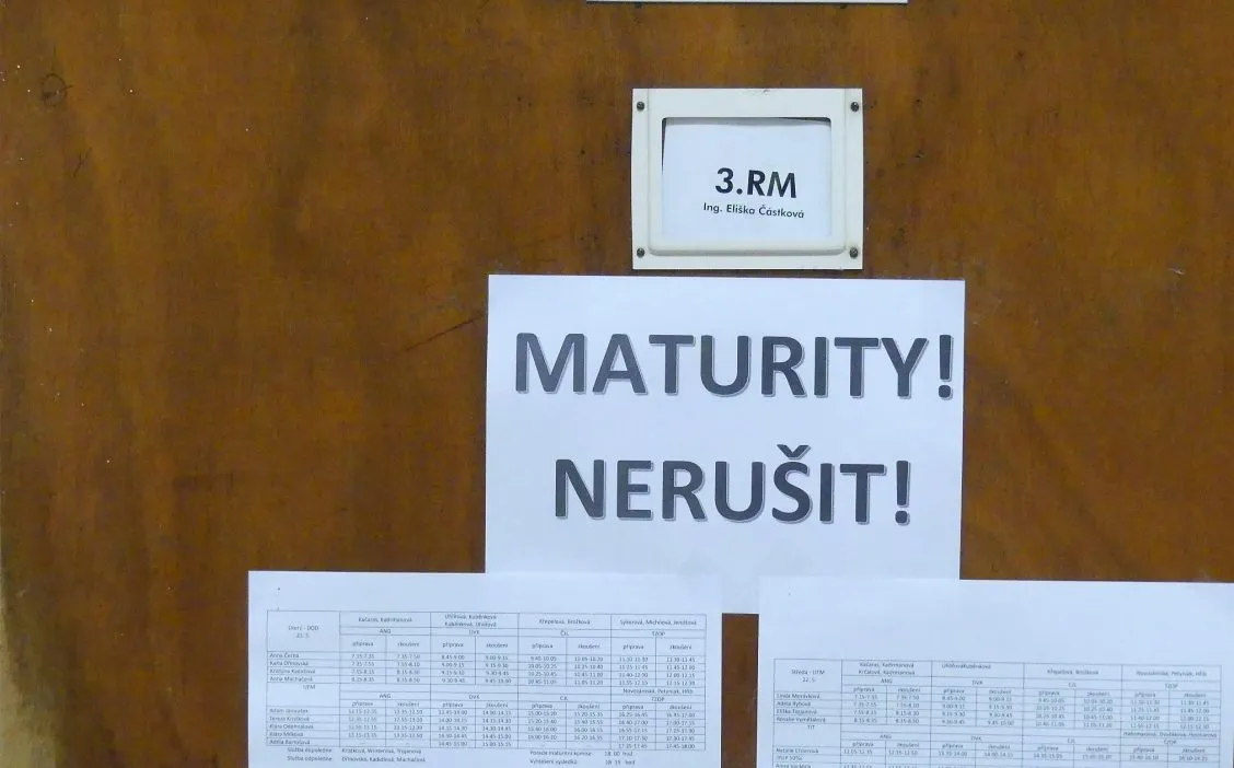 Fotogalerie: dvoutýdenní maturitní `maraton` na umprumce