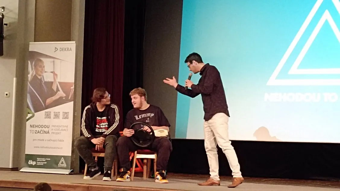 Přednáška „Nehodou to začíná“ od společnosti DEKRA CZ a.s. v&nbsp;Žamberku