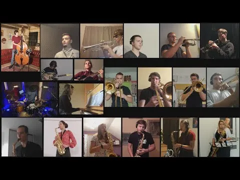 Banda di Feste – King of Swing – nové COVID VIDEO – distanční výuka na Konzervatoři Pardubice