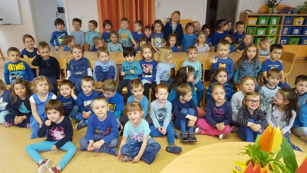 Modrý den na MŠ Mladých
