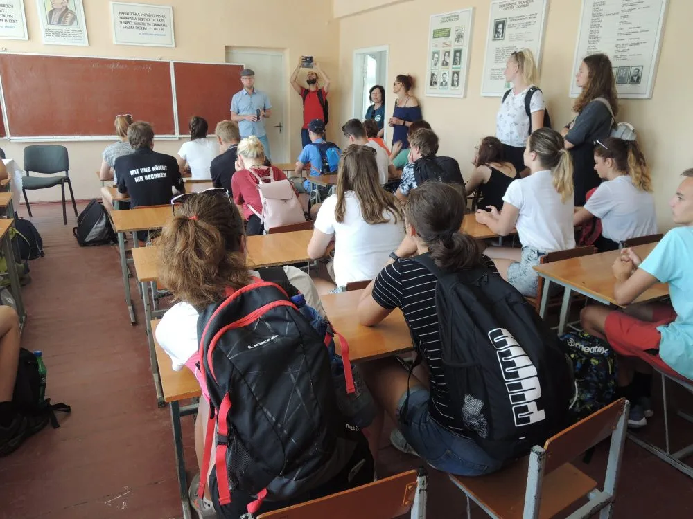 Studenti svitavského gymnázia a&nbsp;obchodní akademie na Ukrajině