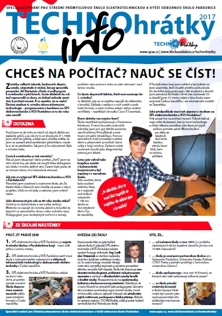 TECHNOhrátky info č. 10/2017 – Střední průmyslová škola elektrotechnická a&nbsp;Vyšší odborná škola Pardubice