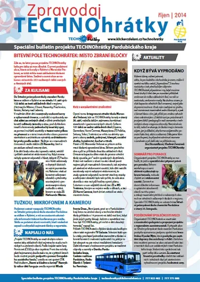 Zpravodaj TECHNOhrátky č. 5 – říjen